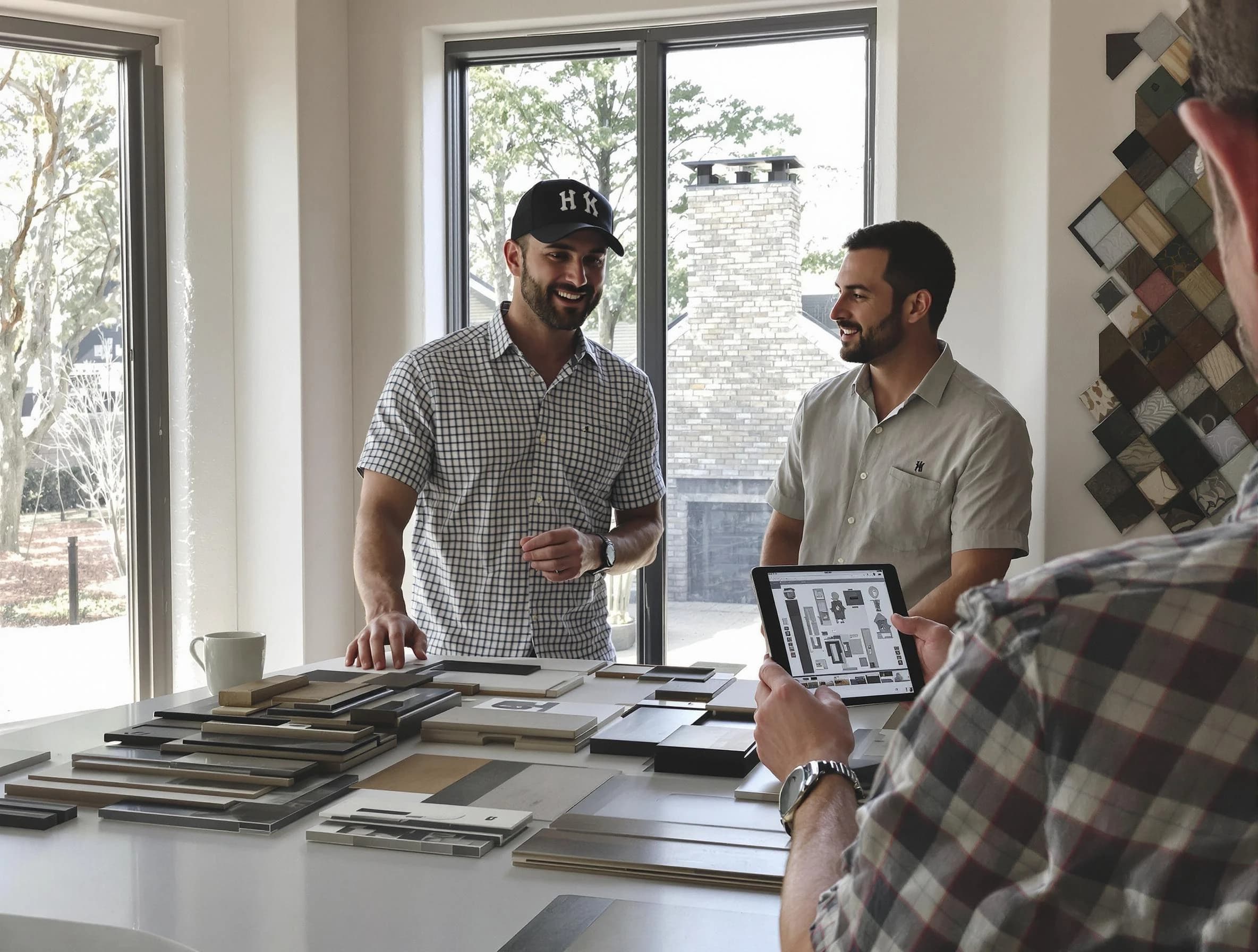 North Andover Chimney Sweep remodeling a chimney and fireplace in North Andover, MA