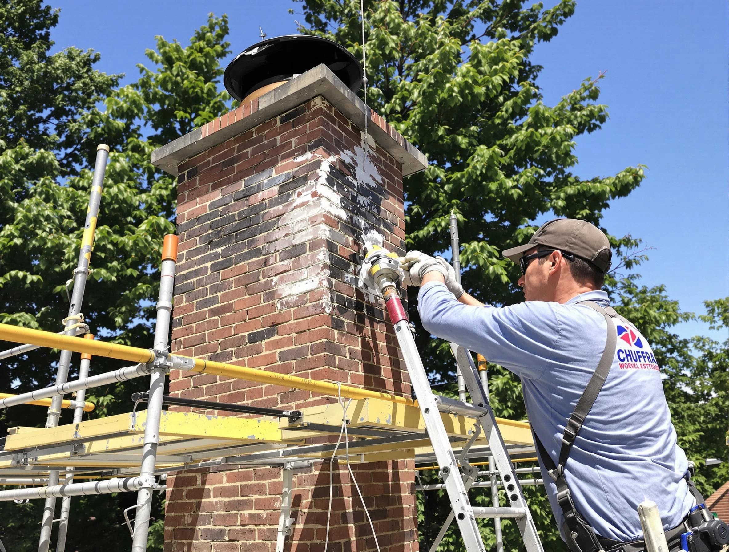 Structural chimney repair by North Andover Chimney Sweep in North Andover, MA
