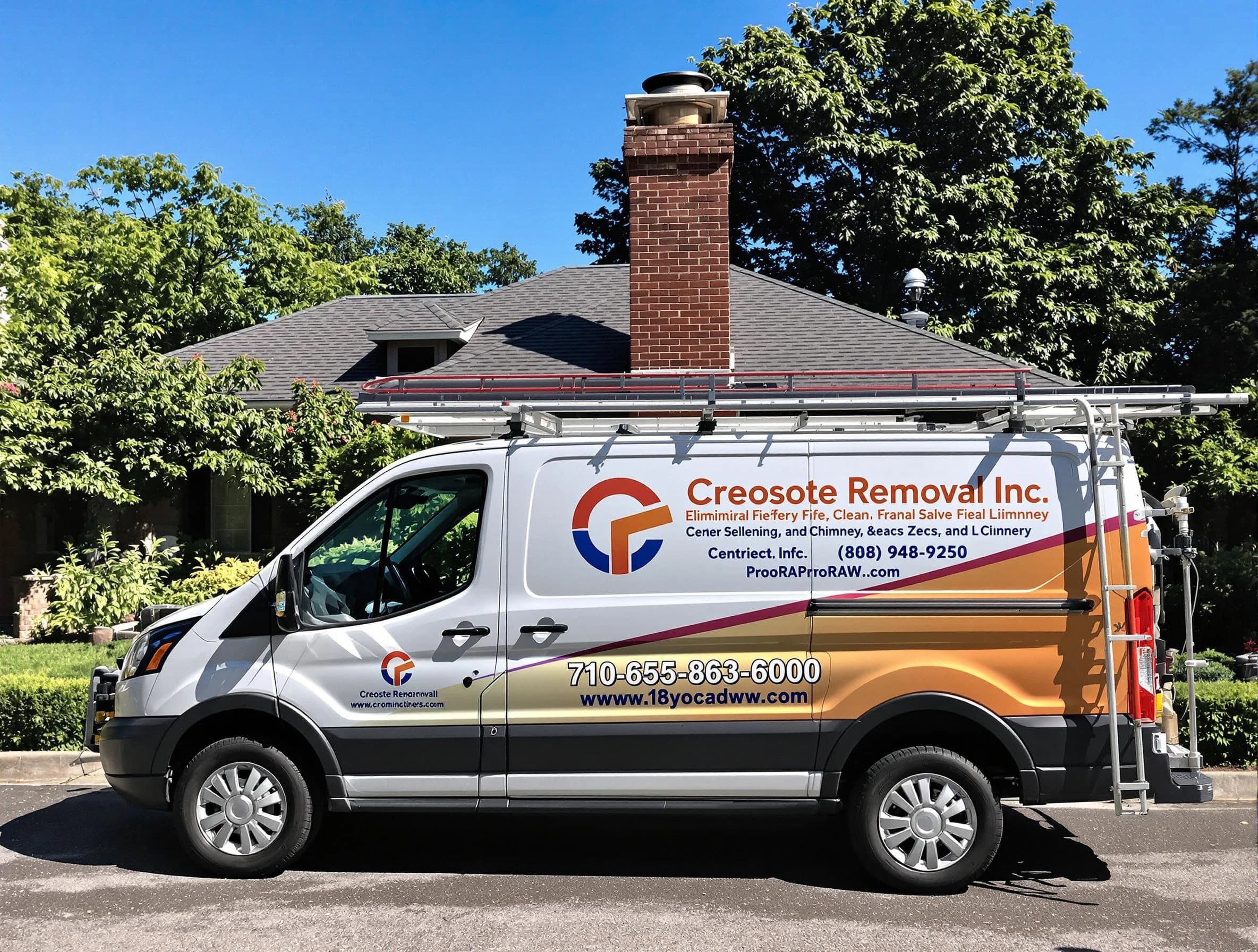 North Andover Chimney Sweep technician removing creosote safely in North Andover, MA