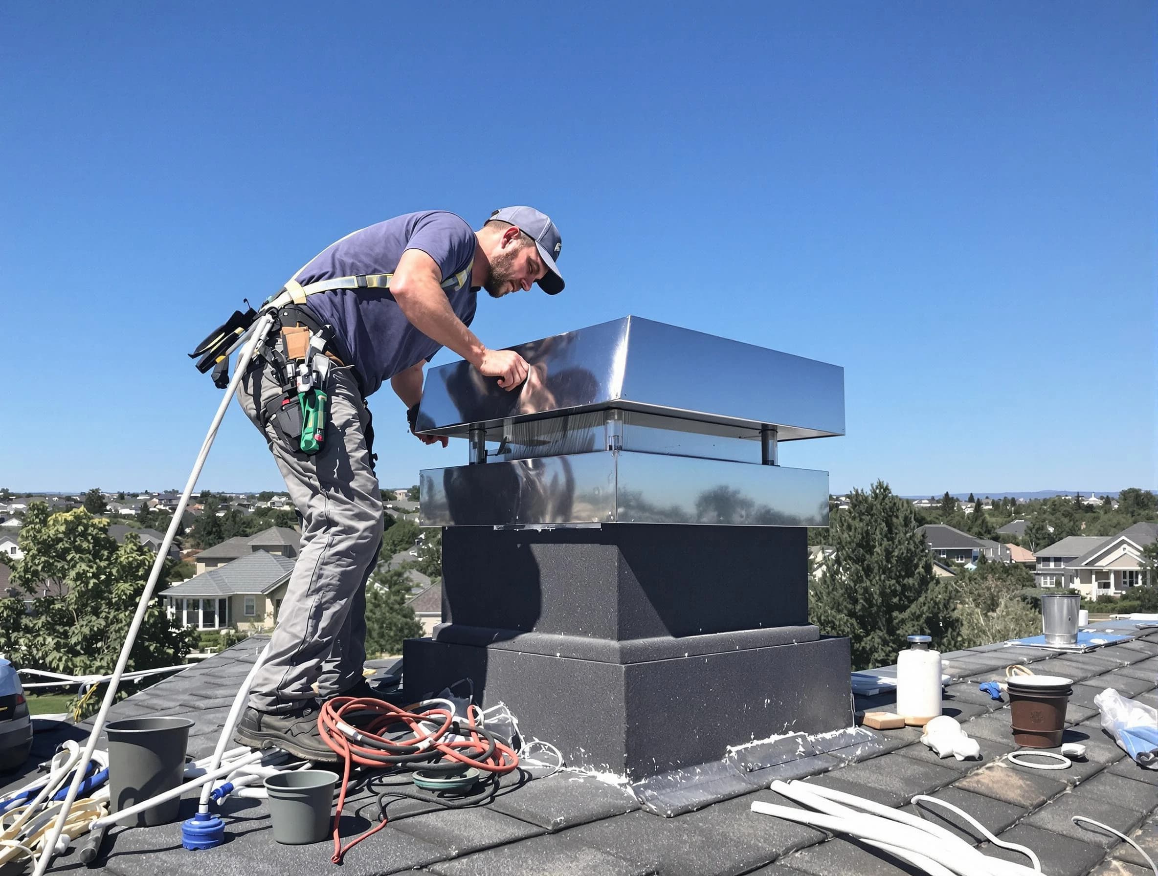 Chimney Cap Services service in North Andover, MA