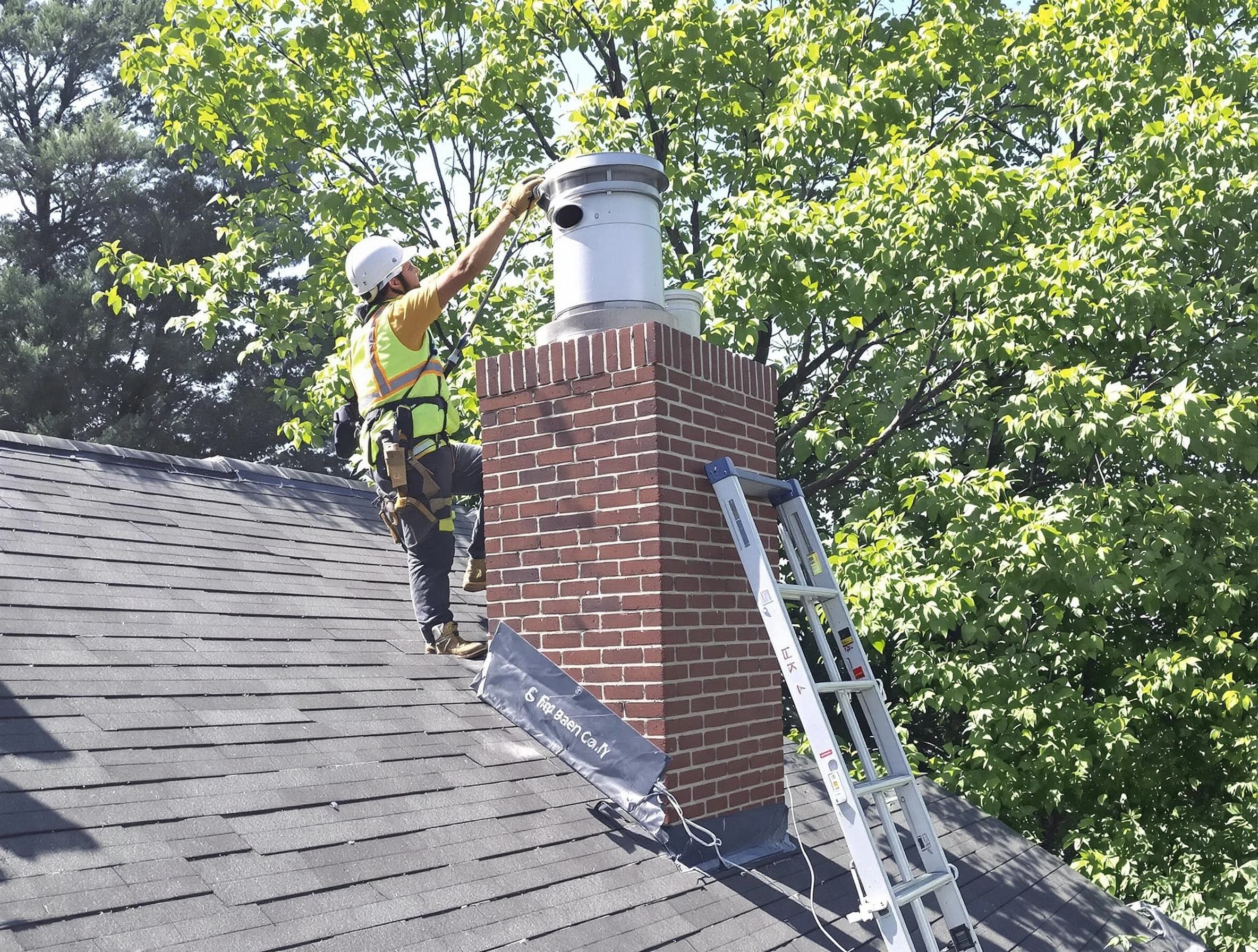 Chimney liner inspection by North Andover Chimney Sweep in North Andover, MA
