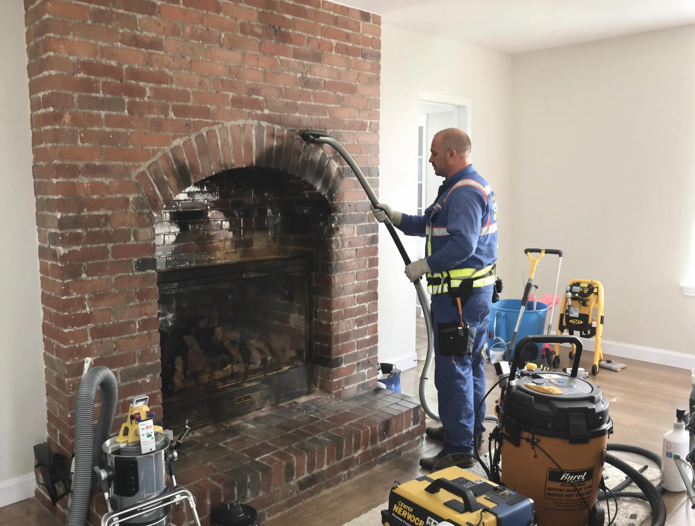 North Andover Chimney Sweep expert performing detailed chimney sweep in North Andover, MA