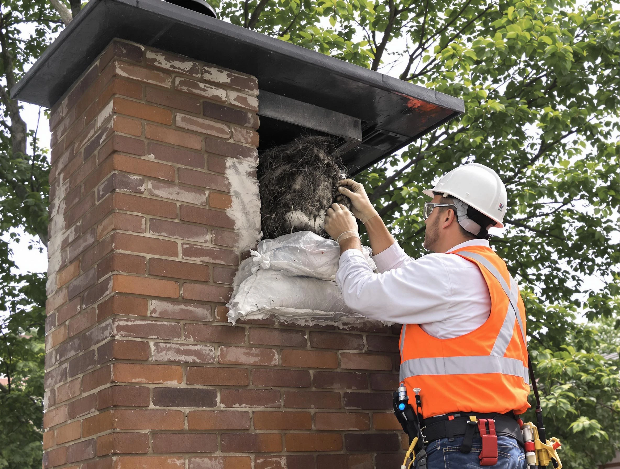 Humane removal of debris and animals by North Andover Chimney Sweep in North Andover, MA